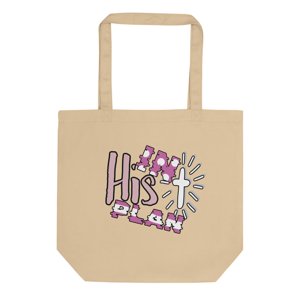 His Plan Organic Cotton Tote Bag